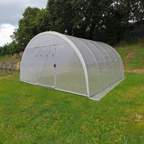 <strong>Serre de Jardin Pieds Droits TULIPE</strong><br/>Largeur 5 m