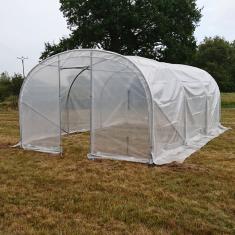 Serre Tunnel de Jardin 16 m2 - 4x4M - CAMPANULE