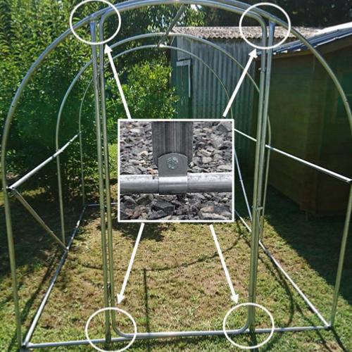 Film Plastique Serre Extra Épais 2×4 M – 850 G – Anti-UV – Indéchirable – Protection Jardinage Hiver