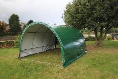 <strong>Abri FLOREA</strong><br/>3x3 m - 9 m² - Arceaux Ø 25 mm