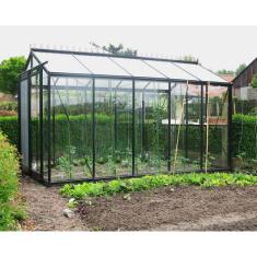 <strong>Serre en Verre ACD R205H Laquée</strong><br/> - 2,32 x 3,71 M - Parois droites