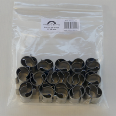 <strong>Clips de fixation inox pour Serre</strong><br/> - D. 25mm