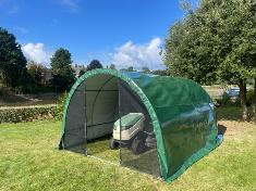 <strong>Abri FLOREA</strong><br/>3x4 m - 12 m² - Arceaux Ø 25 mm