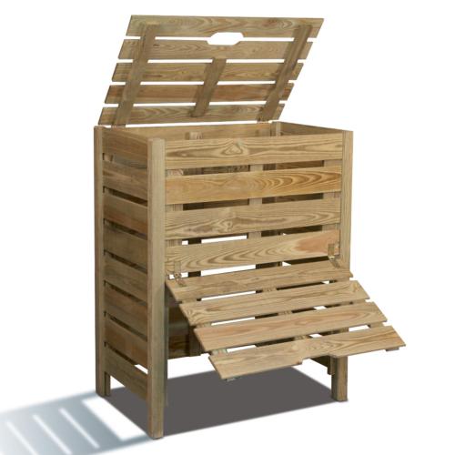 Composteur + trappe - 400 L
