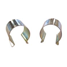 <strong>Clips de fixation en acier nickelé pour serre </strong><br/> - D. 32mm