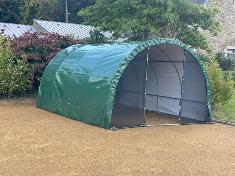 <strong>Abri FLOREA</strong><br/>3x3 m - 9 m² - Arceaux Ø 25 mm