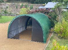 <strong>Abri FLOREA</strong><br/>3x3 m - 9 m² - Arceaux Ø 25 mm