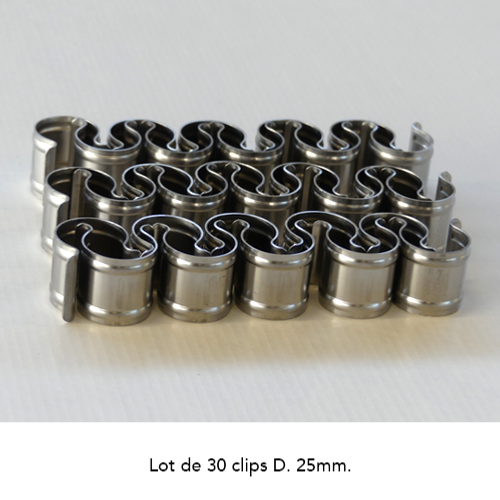 Clips Pour Bâche de Serre - D.25mm