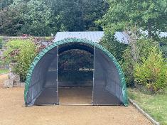 <strong>Abri FLOREA</strong><br/>3x6 m - 18 m² - Arceaux Ø 25 mm