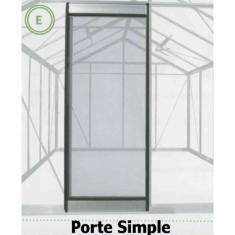 <strong>Serre en Verre ACD R205H Aluminium</strong><br/> - 2,32 x 3,71 M - Parois droites