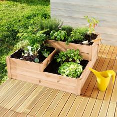 <strong>Carré Potager sur 3 Niveaux</strong><br/> - 300 litres - Milos