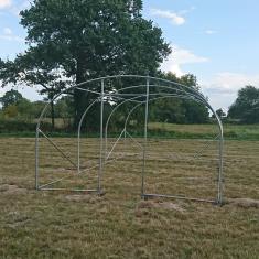 Serre Tunnel de Jardin 16 m2 - 4x4M - CAMPANULE