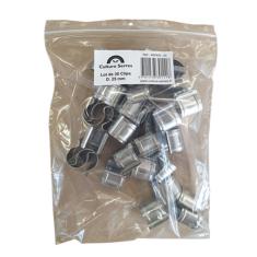 <strong>Clips de fixation pour Serre</strong><br/> - D. 25mm