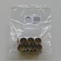 <strong>Clips de fixation en acier nickelé pour serre </strong><br/> - D. 32mm
