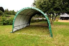<strong>Abri FLOREA</strong><br/>3x4 m - 12 m² - Arceaux Ø 25 mm