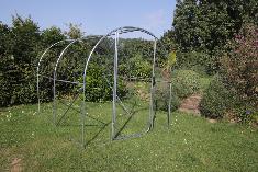 <strong>Abri FLOREA</strong><br/>2x3 m - 6 m² - Arceaux Ø 25 mm