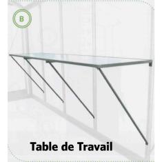 <strong>Serre en Verre ACD R204H Laquée</strong><br/> - 2,32 x 2,98 M - Parois droites