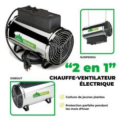 <strong>Chauffage Electrique pour Serre PHOENIX</strong><br/> - 2,8 kW