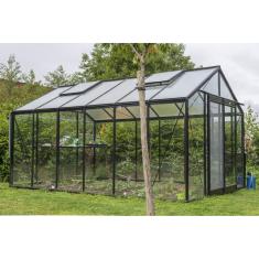 <strong>Serre en Verre ACD R306H Black Line</strong><br/> - 3,09 x 4,45 M - Parois droites