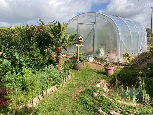 Serre tunnel de jardin